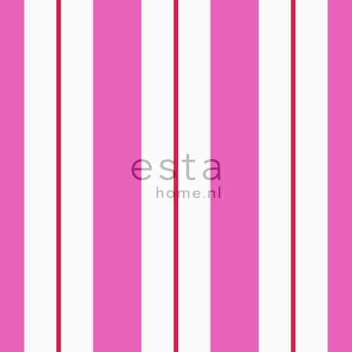 Stripes XL tapetti pinkki raita