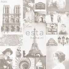 Pretty Nostalgic Paris tapetti beige