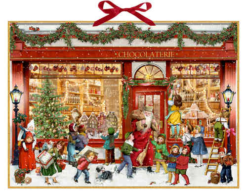 Joulukalenteri Nostalginen suklaapuoti