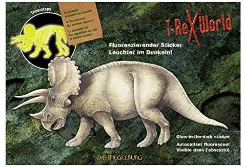 Pimeässä hohtava dinosaurus - Triceratops